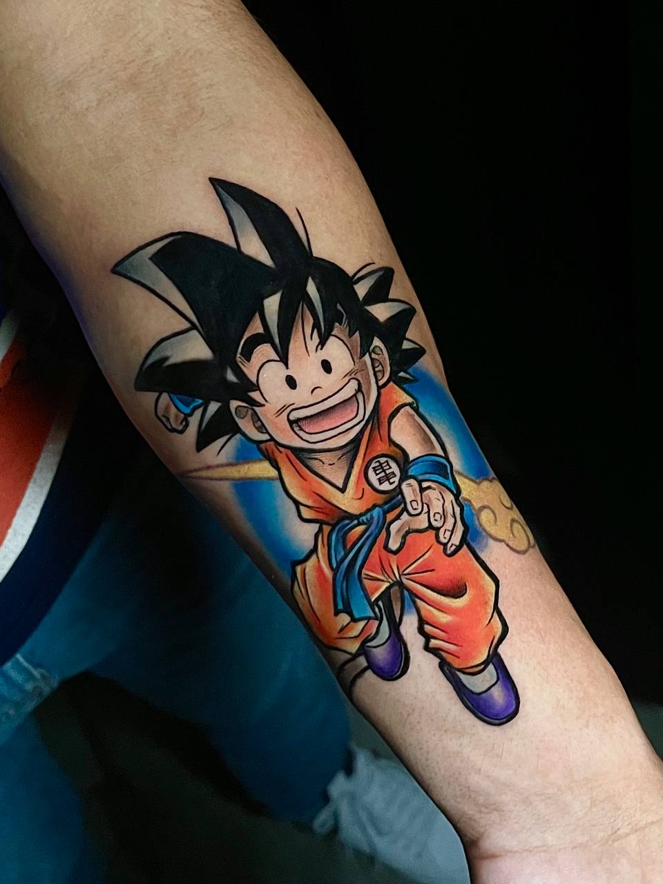 Goku God tattoo HD phone wallpaper  Peakpx